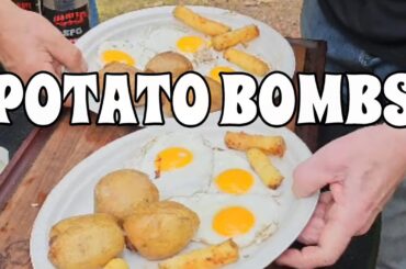 Potato and Eggs Breakfast Bombs by the BBQ Pit Boys