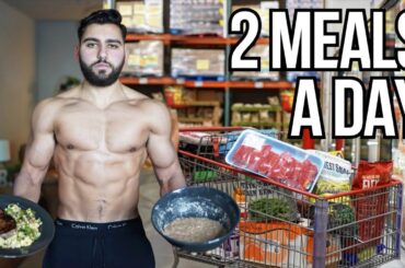 How to Get Shredded Eating 2 Meals A Day | Full Day Of Eating