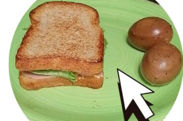 Quick and healthy sandwich and eggs for lunch #shorts