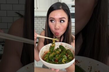 How to make the viral Spiral Chinese Cucumber Salad | MyHealthyDish