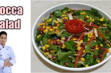 Rocca salad (jarjeer salad) healthy rocca salad /Arabic salad recipe /