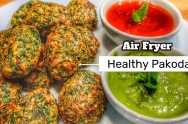 Crispy Delights: Pakora Recipe for Air Fryer - Easy & Healthy @EktasKitchen
