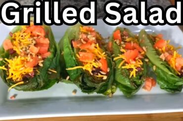 How To Make A Delicious Grilled Salad | With Homemade Dressing