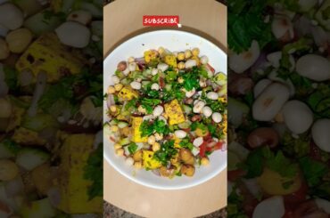 High Protein Recipe Salad | #shortsfeed #healthy #shorts #salad #proteinsalad #viral #2023