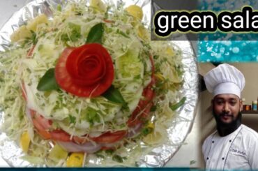 green salad recipes, simple and easy salad decoration, healthy salad recipe,Chef Govind bagdwal