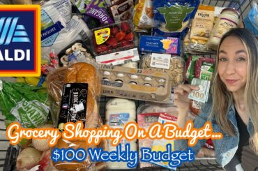 GROCERY SHOPPING ON A BUDGET AT ALDI + MEAL IDEAS