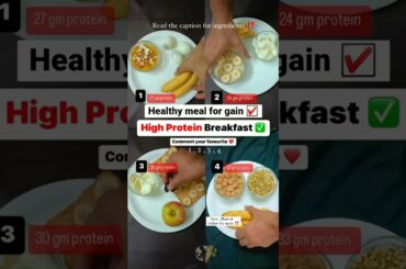Healthy gaining breakfast | #shorts