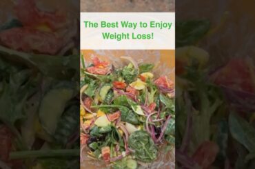 Healthy Salad Recipe for Weight Loss | Low-Calorie, High-Protein | Quick & Easy to Make # shorts