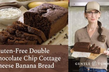 RICH & MOIST Gluten-Free Double Chocolate Chip Cottage Cheese Bread | Naturally Sweetened | EASY