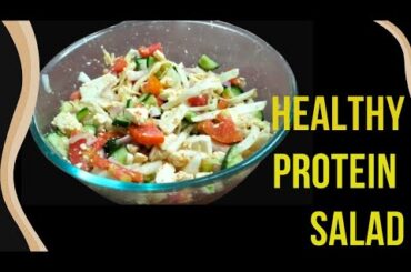 Healthy Protein Salad |Paneer Veg Salad Recipe by Foodie Sisters