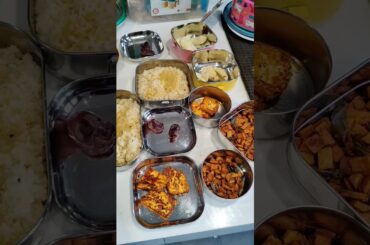 Tiffin box ku ena pack panlam nu kozhapama iruka/Morning routine of a mom #shortsfeed  #shortsvideo