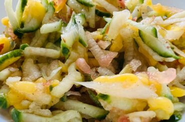 #salad #food #viral HEALTHY AND DELICIOUS RECIPE for MANGO and APPLE SALAD # foodrecipe