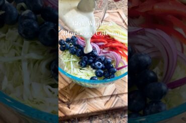 Refreshing Summer Coleslaw! #healthy #salad #recipe #summer #food #yummy #tasty #foodlover #cooking