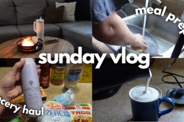 SUNDAY VLOG & MEAL PREP FOR THE WORK WEEK! HIGH PROTEIN MEALS & SNACKS