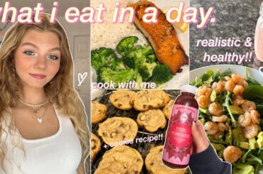 WHAT I EAT IN A DAY at home: realistic & EASY healthy recipes! & cook with me 2023!!