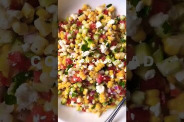 Healthy Corn Salad recipe #cornsalad #shorts #healthy #youtubeshorts #viralshorts #fitness