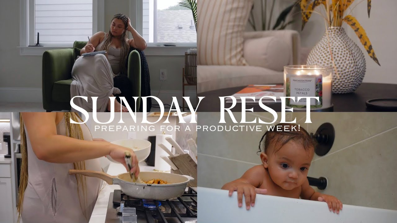 SUNDAY RESET| deep clean with me + prep for the week + healthy recipe idea + mommy duties & more. SUNDAY RESET| deep clean with me + prep for the week + healthy recipe idea + mommy duties & more.