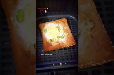 EGG N CHEESE TOASTY. sandwich, grilled , airfryer recipes , easy sandwich,  healthy