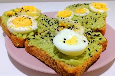 The Best Breakfast Recipe with 1 Avocado and 2 Eggs