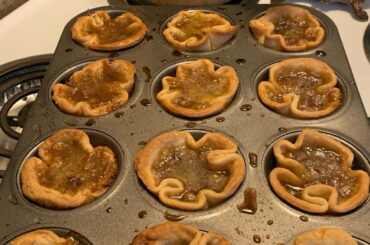 2 easy meals +  butter tarts