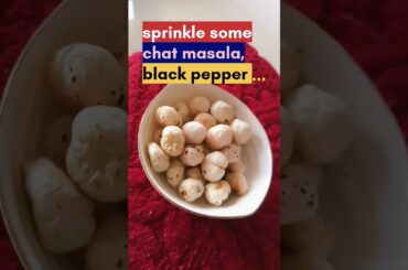 #shorts phool makhana-Healthy weight loss snacks,how to perfect makhana #trending #viral #makhana