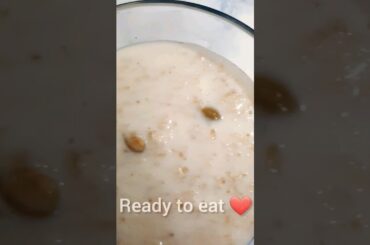 HEALTHY BREAKFAST UNDER 3 MINUTES || OATS || Oatmeal #shorts #cooking