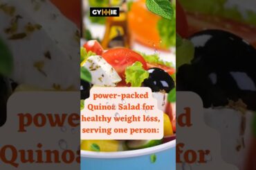 Power Packed Quinoa salad for healthy weight loss,Serving One Person. #fitness #healthyfood #getfit