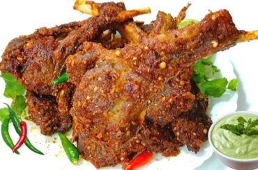 Crispy Mutton Chaap Fry Recipe | Bakra Eid Special Recipe | Mutton Fried Chops by Cook with Farooq