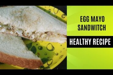 Healthy EGG  MAYO SANDWITCH Recipe || Easy Recipe in 10 Minutes