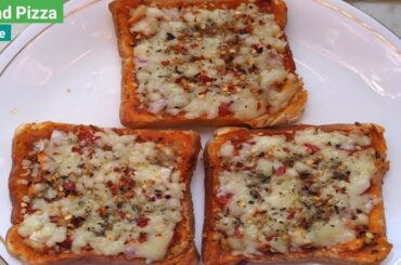 Bread Pizza Recipe on Tawa|Healthy and Tasty bread pizza recipe| 10 mint recipe