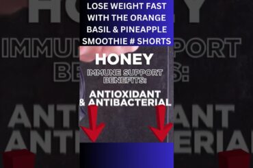 LOSE WEIGHT FAST WITH THE ORANGE BASIL & PINEAPPLE SMOOTHIE # SHORTS