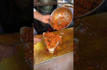 Mumbai Hakka Noodles Cheese Sandwich | Indian Street Food | #shorts #short #youtubeshorts