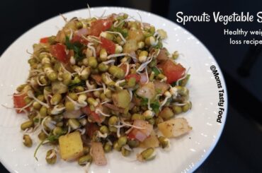 Easy Sprouts Breakfast Salad Recipe | How to Make Healthy & Tasty Breakfast Sprouts Salad Recipe