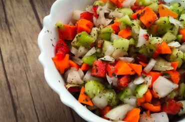 healthy salad recipes for weight loss vegetarian |how to make iranian salad ? |Shirazi salad | yummy