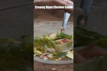 Weight Loss Creamy Chicken Salad | Healthy Salad with Tasty Ingredients #shorts