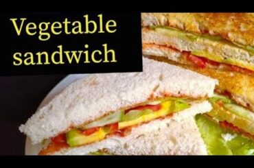 Vegetable sandwich recipe/Healthy and tasty easy recipe..