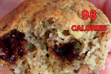 Oat Muffins with Chocolate Chips Low Calorie Desserts