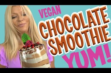 Chocolate Smoothie WOW Recipe- vegan non dairy healthy & raw