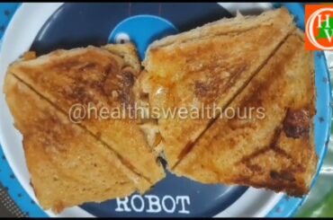 How to make Healthy Sandwich | Easy Sandwich | Evening Snacks | @healthiswealthours