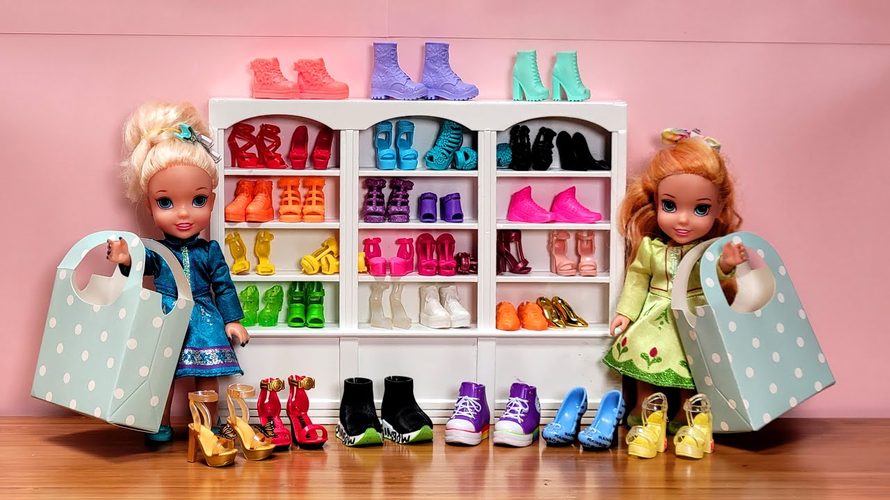 Shopping challenge ! Elsa & Anna toddlers – Barbie dolls and accessories Shopping challenge ! Elsa & Anna toddlers - Barbie dolls and accessories