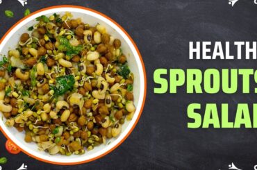 Delicious and Nutritious Sprouts Salad | Healthy Sprouts Salad | Green Gram Sprouts Salad