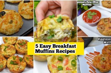 Easy Breakfast Muffins Recipes | Healthy Breakfast Muffins Recipe | Quick Breakfast Muffins