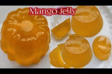 Mango Jelly Recipe| Homemade Jelly Recipe|Jello|Zidnee jelly recipe| Zidnee Mango Jelly Recipe
