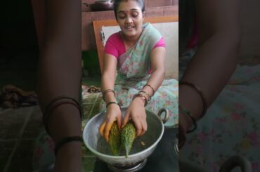 Stuffed kakarakaya fry Recipe #shorts #ashortaday