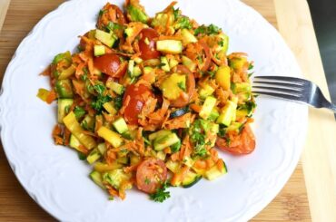 10-MINUTES AVOCADO SALAD! This will Addict You! So Healthy and Tasty.