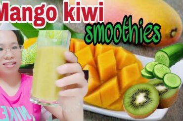 Mango kiwi smoothie/#smoothie recipe @EMSInTaiwan