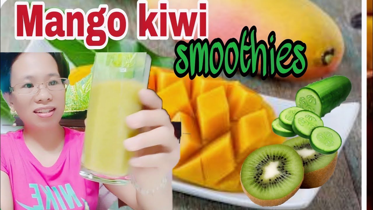 Mango kiwi smoothie/#smoothie recipe @EMSInTaiwan Mango kiwi smoothie/#smoothie recipe @EMSInTaiwan