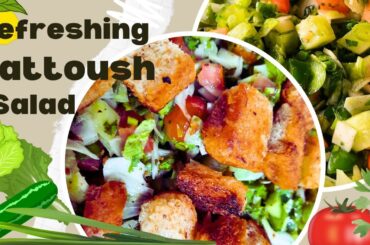 Delicious Fattoush Salad Recipe - Fresh and Flavorful Middle Eastern Dish | The Culinary Canvas
