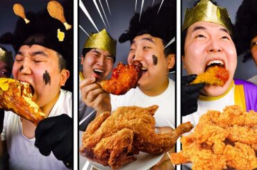 asmr mukbang | food recipes | Chilli Sauce | Chili Chicken | HUBA | Collection 1