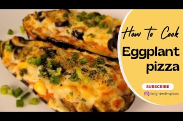 Delicious and Healthy Eggplant Pizza Recipe | Gluten-Free and Low-Carb Option"